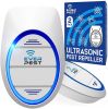Ultrasonic Pest Control Repeller Plug in 2 Pack Insect Control Defender Cockroach Ants Mice Fly Rat Bedbug Spider Squirrel Roach Bed Bug Mouse Rodent