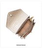 Crocodile grain leather handbag lock buckle bag 2025 new senior sense of fashion hundred shoulder crossbody bag
