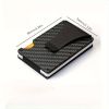 1PCS Carbon Fiber Minimalist Wallet, Card Wallet, Travel Portable, Carry Around, Men And Women, Can Be Used As Birthday Gifts, Party Gifts