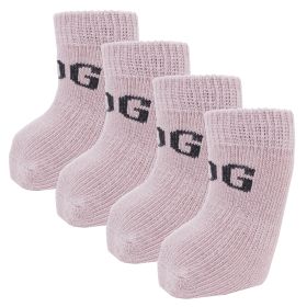 Pet Socks W/ Rubberized Soles (size: small)